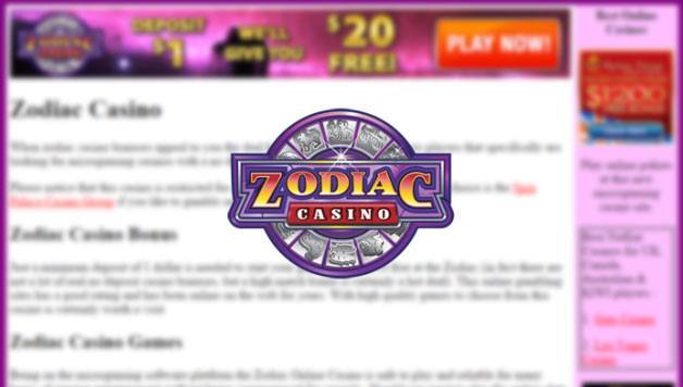 Zodiac Casino Review